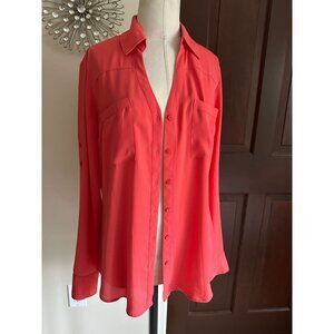 Express the Portofino Shirt L/S with button option Medium